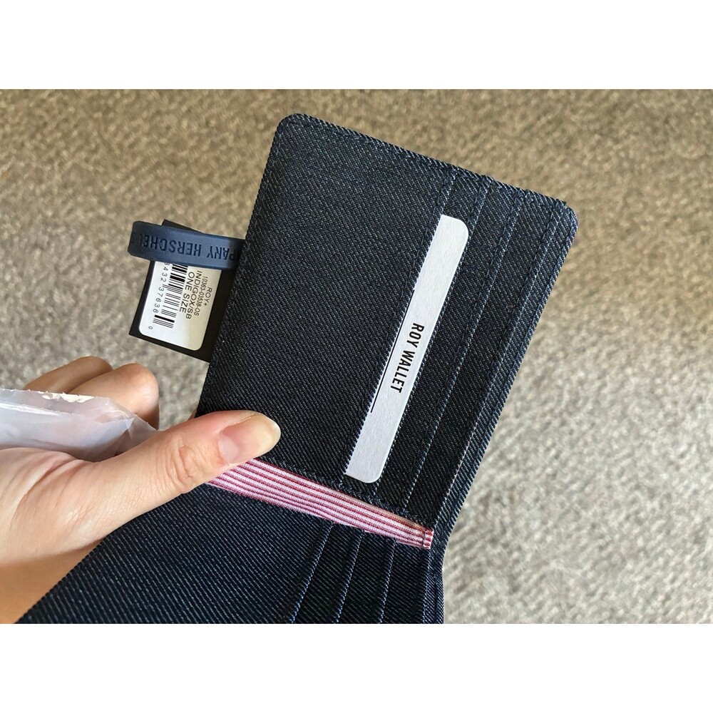 Herschel Navy Blue Roy Wallet NWOT - Picture 2 of 3